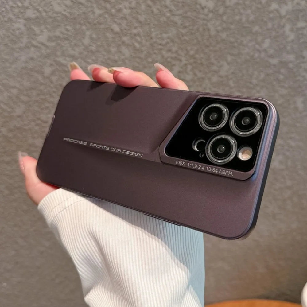 16 ProMax Plus Ultra Thin Matte PC Phone Case for iPhone 15 ProMax 14 15 16 Pro Max 15pro Full Lens Protective Hard Bumper Cover - Clikcy