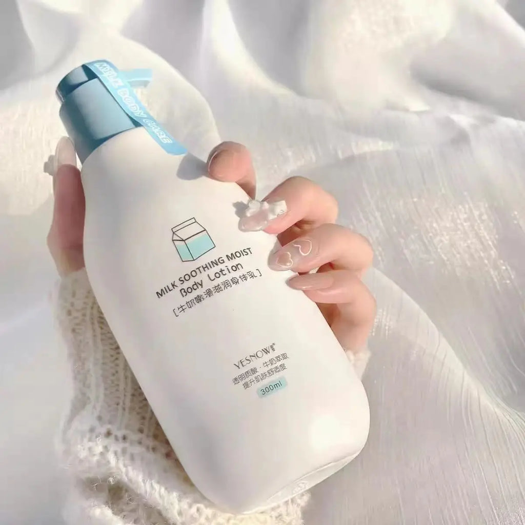 Peach Body Lotion Milk For Women Anti-Wrinkle Anti Dry Whitening Cream Care Skin Repair Bleaching Moisturizing Brightening 300ml - Clikcy