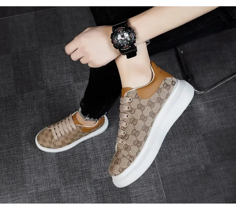 Canvas shoes, spring new men's shoes, student flat casual board shoes, trendy and versatile men's shoes, men's shoes - Clikcy