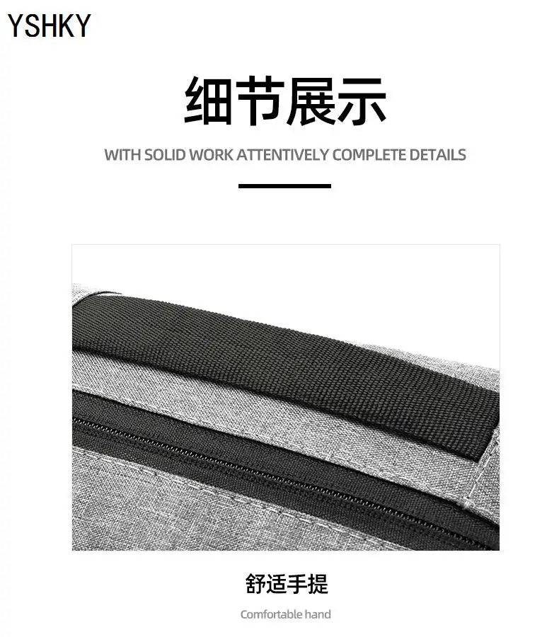 Women Fashion backpack soft leather multi-functional bag Polyester large capacity computer backpack - Clikcy