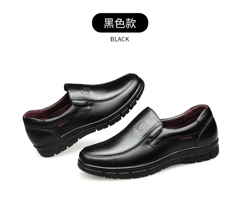 New Genuine Leather Handmade Shoes Casual Shoes For Men Flat Platform Walking Shoe Outdoor Footwear Loafers Breathable Sneakers
