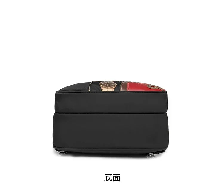 Casual Solid Nylon Designer Style Backpacks for Women 2025 High Quality Simple Versatile Commute Hot Trendy Sweet School Bags - Clikcy