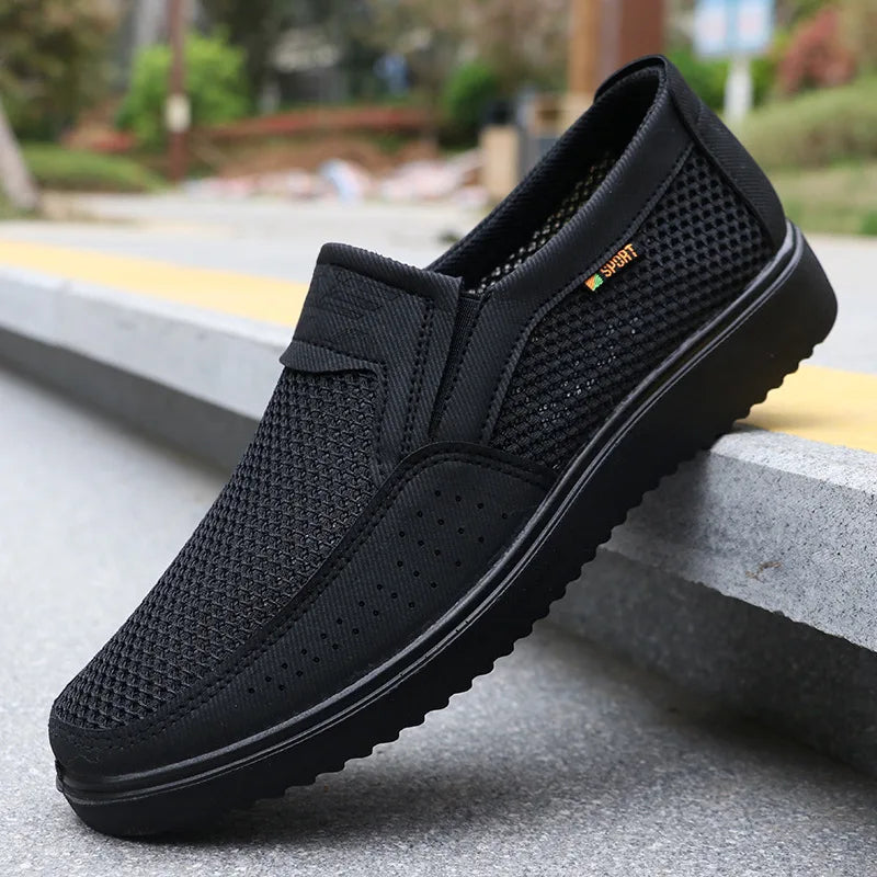 Comfortable Men Casual Shoes Breathable Mesh Summer Men Shoes New Non-slip Lightweight Shoes for Men 2024 - Clikcy