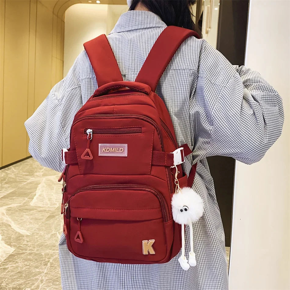Woman Bags Women Backpack Backpacks Bagpacks Travel Bag Female Back Pack Mens Ita Ladies Women's 2025 Kawaii Multifinonal School - Clikcy