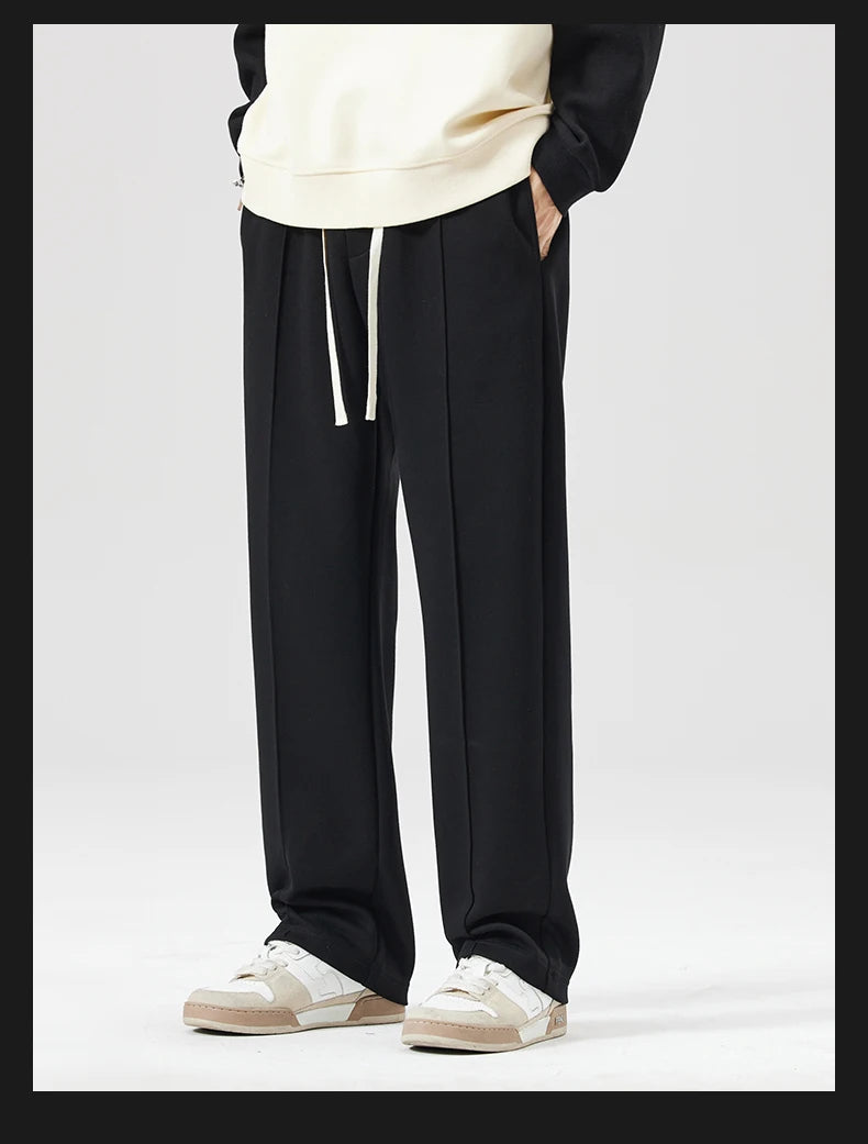 CAAYU Men's Jogger Sweatpants Fashion Hip Hop Japanese Streetwear Drawstring Casual Baggy Trousers Sports Loose Gray Pants Mens - Clikcy