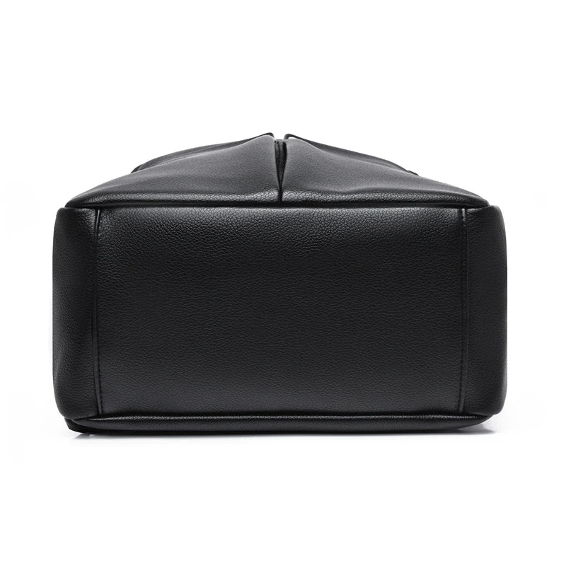 New High-quality Women's Backpack Travel Large Backpack PU Leather Handbag Schoolbag For Girls Women's bag Female Shoulder Back - Clikcy