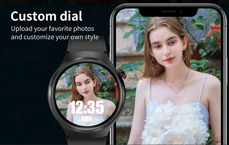 2025 New Smart Watch Men For Huawei Watch 4 Pro 360*360 HD Screen Heart rate Bluetooth Call Health Monitoring Sports Smartwatch - Clikcy