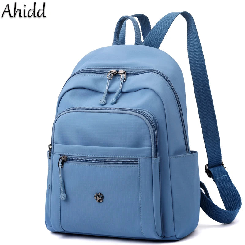 Waterproof Nylon Back Pack Women Multi Pockets Backpacks for Student Daypack Big School Bag Ladies Large Capacity Travel Bag - Clikcy