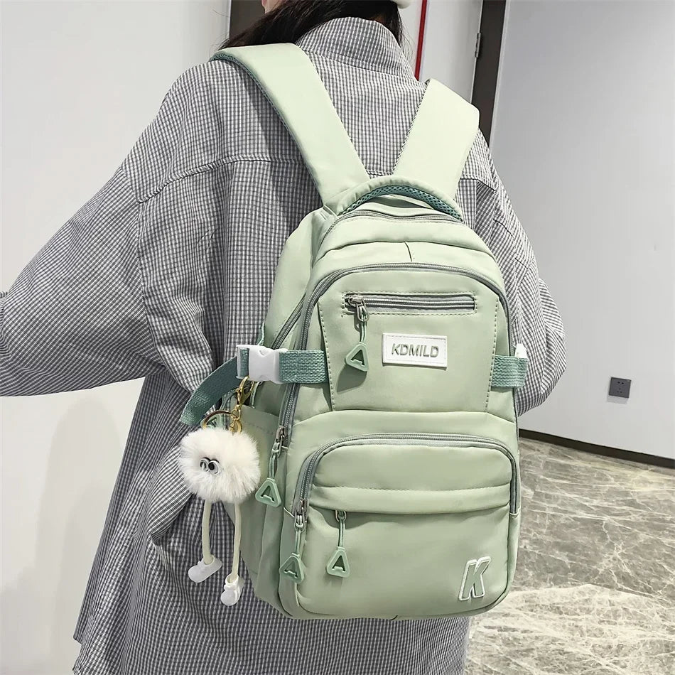 Woman Bags Women Backpack Backpacks Bagpacks Travel Bag Female Back Pack Mens Ita Ladies Women's 2025 Kawaii Multifinonal School - Clikcy