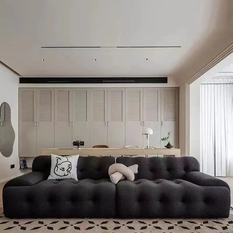 Large European Living Room Sofas White Filler Salon Lazy Compressed Sofas Lounges Designer Couch Wohnzimmer Home Furniture - Clikcy