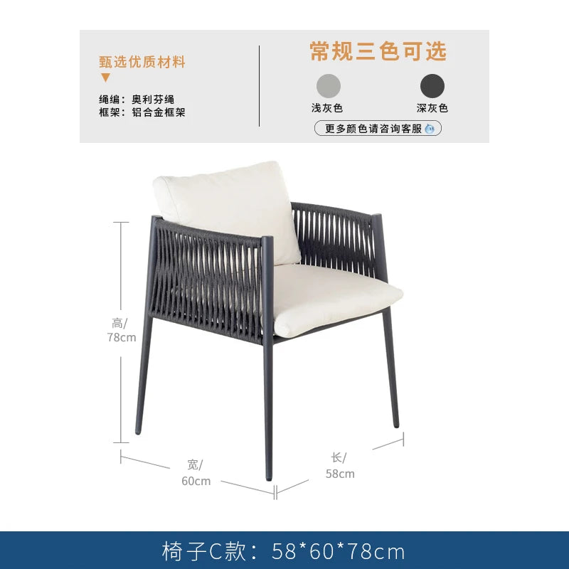 Outdoor Camping Garden Furniture Sets Lounge Rattan Dining Tables Chair Backyard Armchairs Sectional Salon De Jardin Furniture