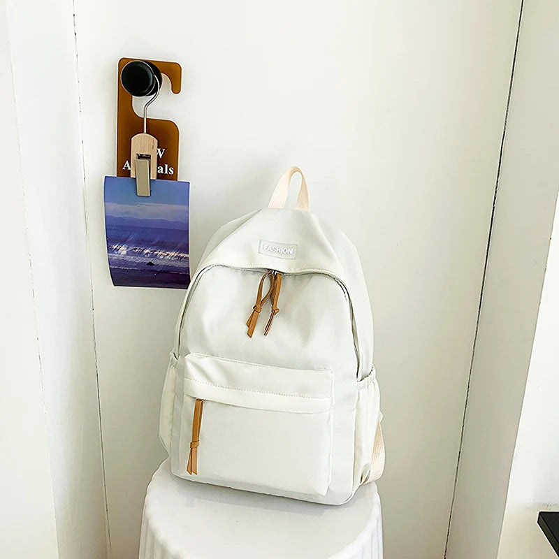Kawaii Large-capacity All-match Backpack Korean Version Simple Storage Bag Back to School Office Supplies Cute Stationery - Clikcy