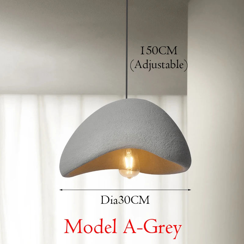 Wabi Sabi Pendant Light Dining Table Japan Hanging Lamp Bedside Nordic Living Room Bedroom Droplight Restaurant Suspended Lights - Clikcy