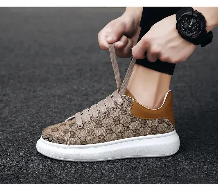 Canvas shoes, spring new men's shoes, student flat casual board shoes, trendy and versatile men's shoes, men's shoes - Clikcy