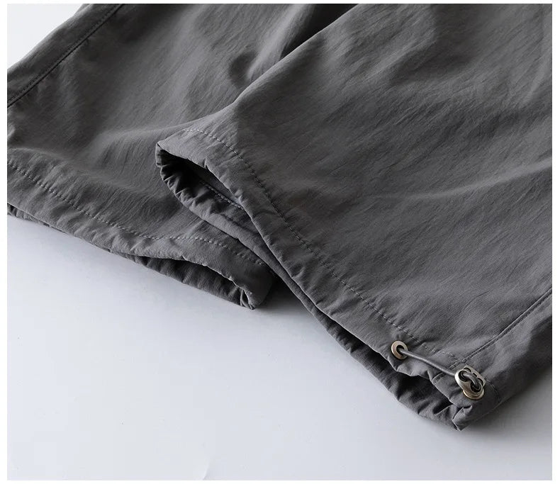 Plus Size 10xl 9xl 8xl Men's Straight Cargo Pants Spring Summer Multi-Pockets Streetwear Wide Leg Casual Baggy Straight Trousers - Clikcy