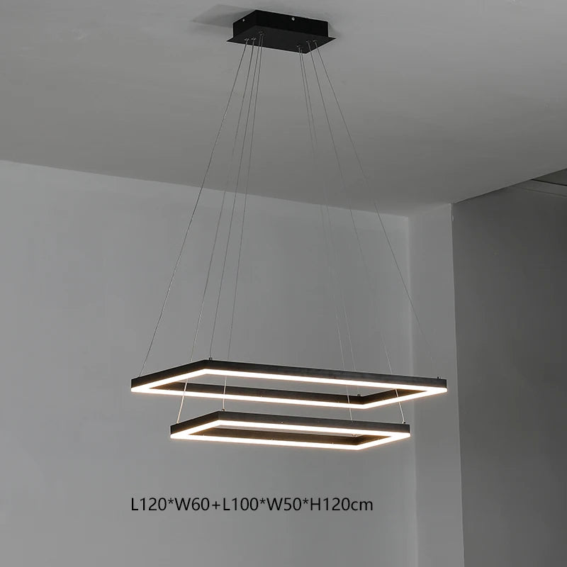 Living room pendant lamp 2024 new simple modern atmosphere hall main lamp Nordic creative designer restaurant lamp - Clikcy