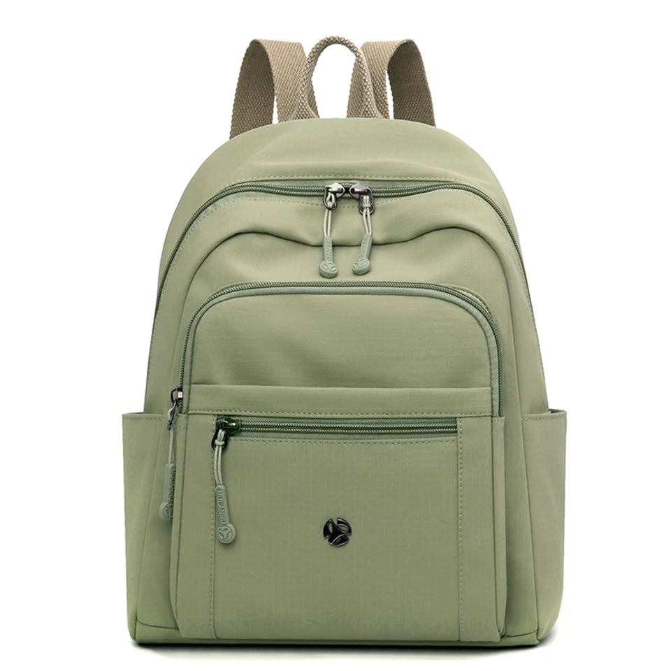 Waterproof Nylon Back Pack Women Multi Pockets Backpacks for Student Daypack Big School Bag Ladies Large Capacity Travel Bag - Clikcy