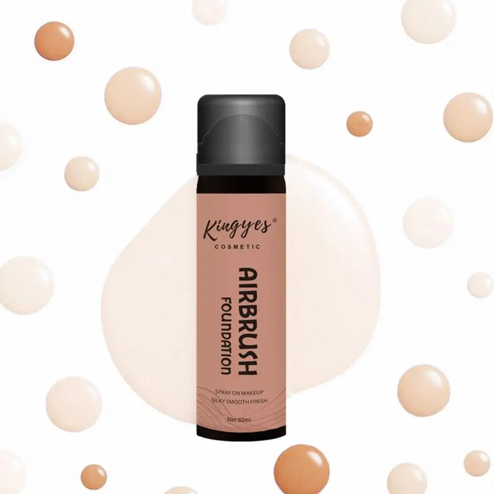Airbrush Spray Foundation Full Coverage Oil Control Liquid Foundation Face Correcting Toner Matte Moisture Brighten Concealer - Clikcy