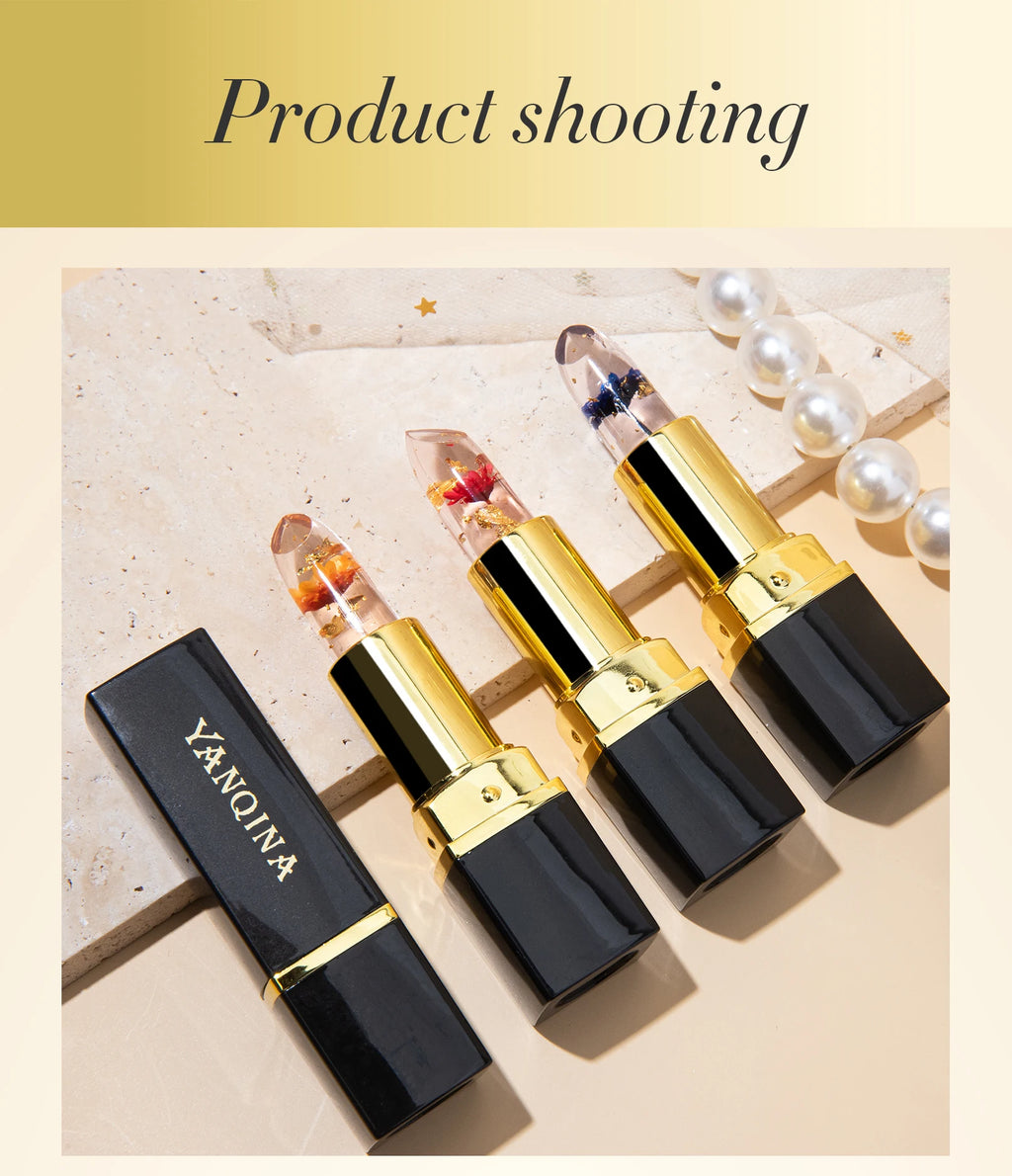 1PC Color Changing Lipstick Long Lasting  Jelly Lipsticks Lip Balm Moisturizing Makeup Lip Plumper Lip Tint Cosmetics For Women - Clikcy