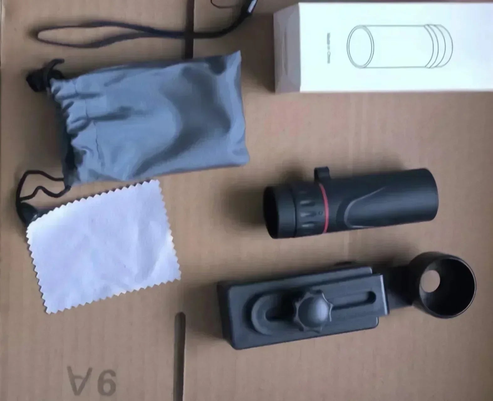 20204 New Mini Portable 2000x25 HD Monocular Telescope Mobile Phone Telescope with Holder Camping Hunting Birdwatching Telescope - Clikcy