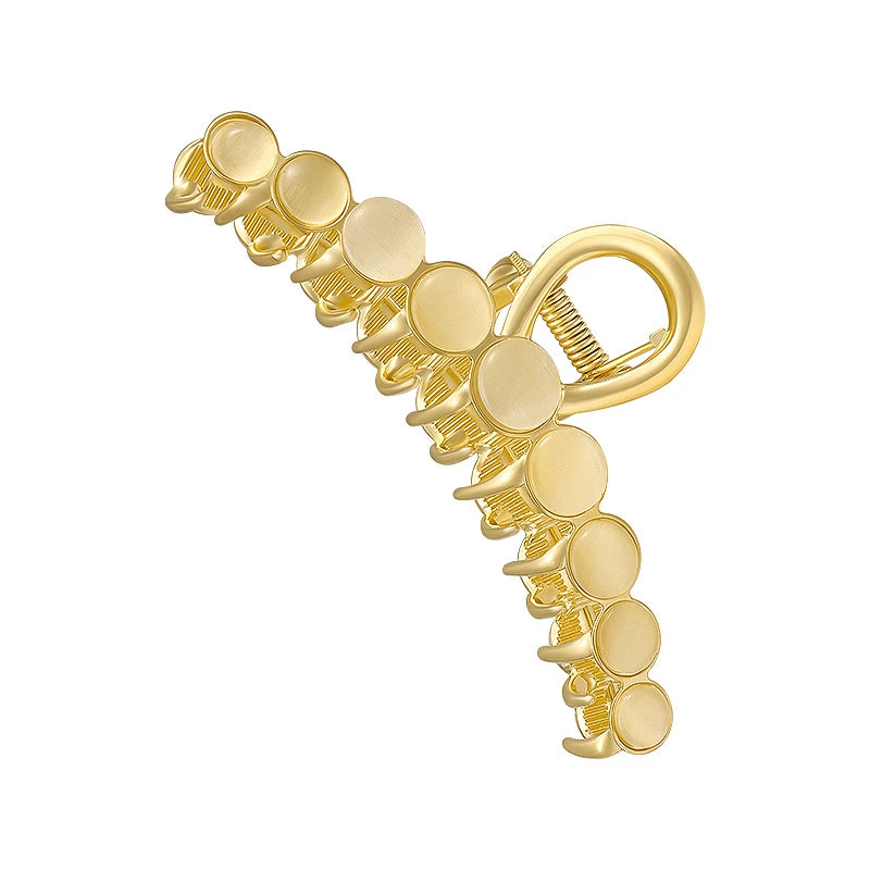 2025 New Elegant Opals Grip Back Of The Head Fixed Hair Shark Clip Headdress Girls Fashion Hairpin Accessories For Womans Clip - Clikcy