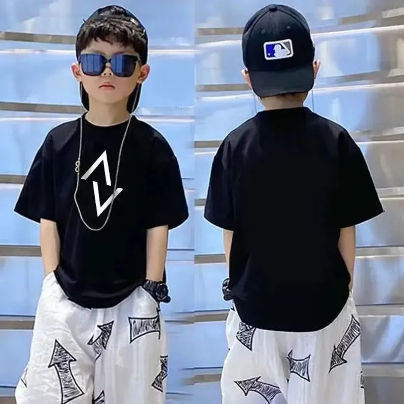 Summer Oufi T Shirt Children's T-shirts Clothes For Teenagers Clothing T-shirt Tops Boy Boys 6yrs 12yrs Short Sleeve Tee Teenage - Clikcy