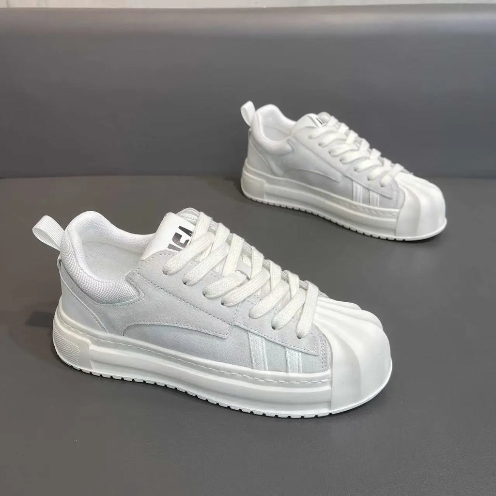 Designer Striped Patchwork Breathable Shoes Man Fashion Soft Lightweight Skateboard Sneakers Retro Camel Summer Shoes Trend 2024 - Clikcy