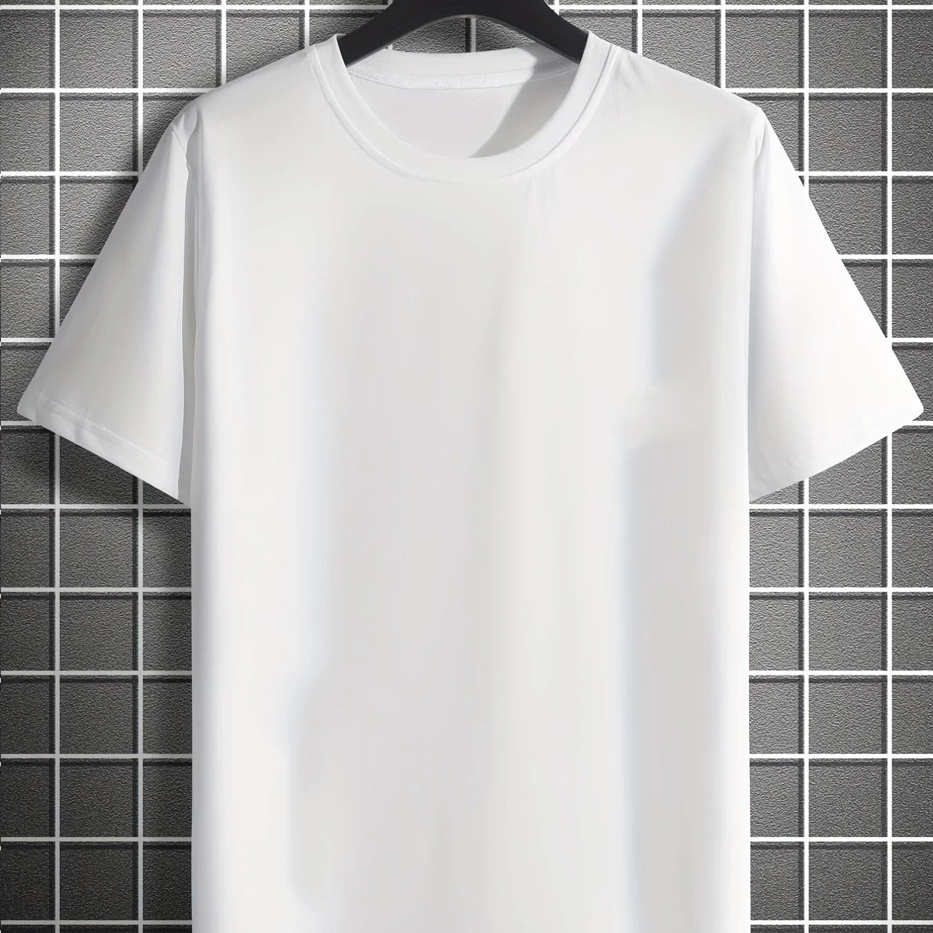 Men's Summer Loose Size 100% Cotton Rose Print Casual Slim Fit Round Neck Short Sleeve T-shirt Top - Clikcy