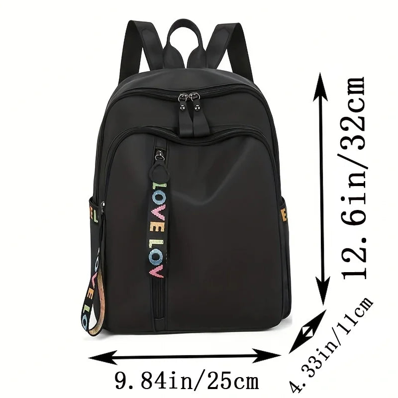 Women's new Korean version of all fashionable Oxford cloth backpack Fashion leisure large capacity travel bag - Clikcy