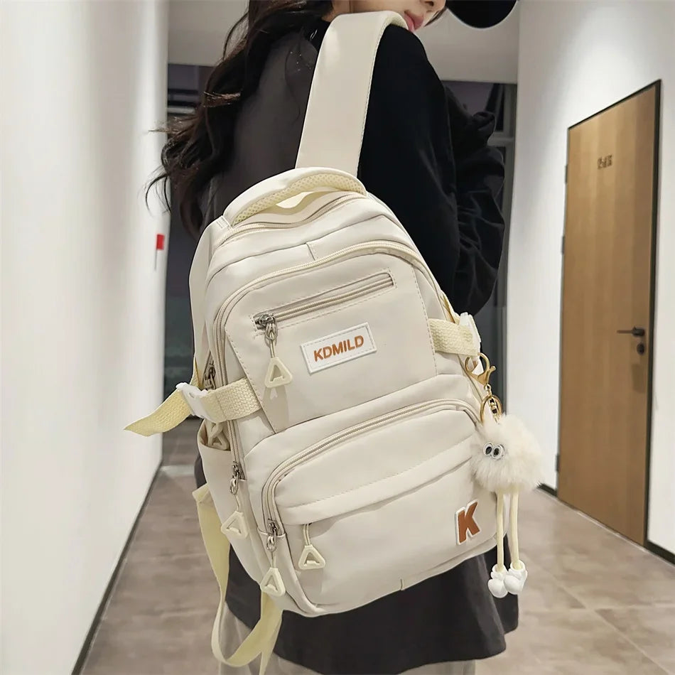Woman Bags Women Backpack Backpacks Bagpacks Travel Bag Female Back Pack Mens Ita Ladies Women's 2025 Kawaii Multifinonal School - Clikcy