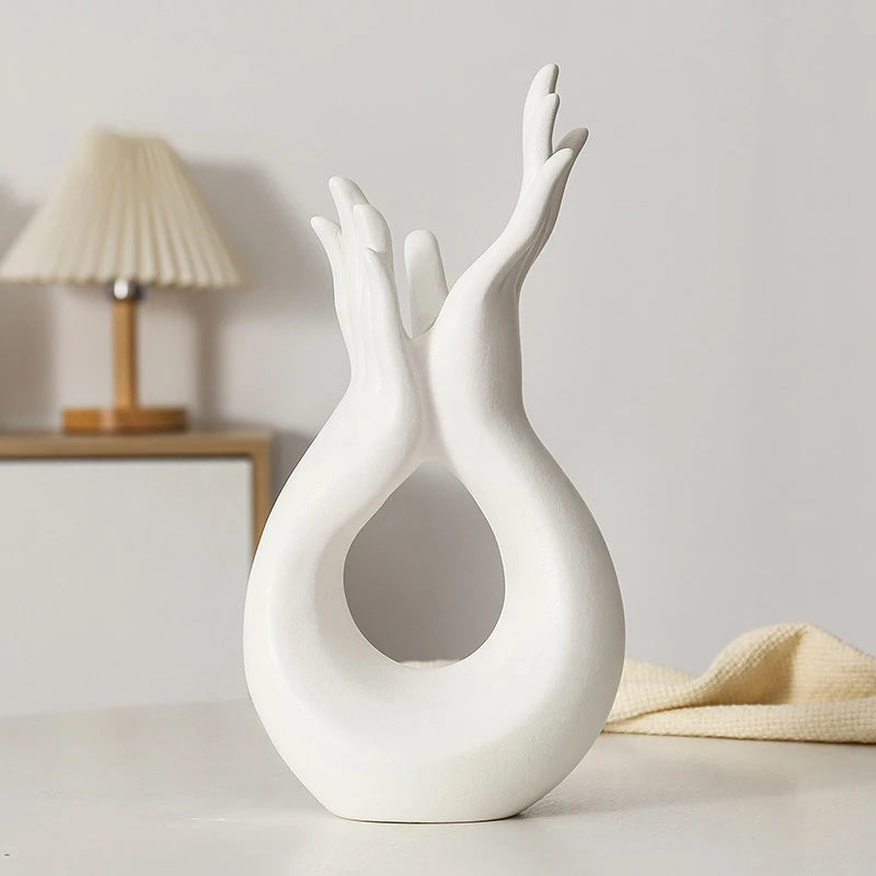 Ceramic vase ornament living room decor miniature item offices decoration accessories home & garden figurine bedroom decorations - Clikcy