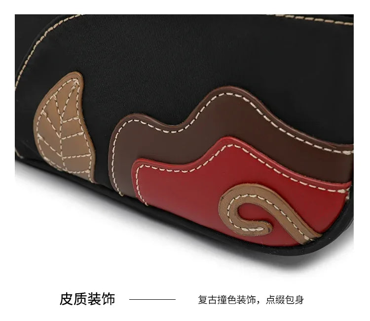 Casual Solid Nylon Designer Style Backpacks for Women 2025 High Quality Simple Versatile Commute Hot Trendy Sweet School Bags - Clikcy