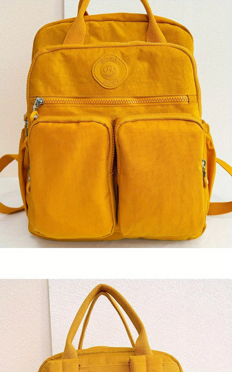 Large Capacity Backpack for Women Multi-pockets Nylon Women's Bag Causal Waterproof School Bags Laptop Backpack Stylish Backpack - Clikcy