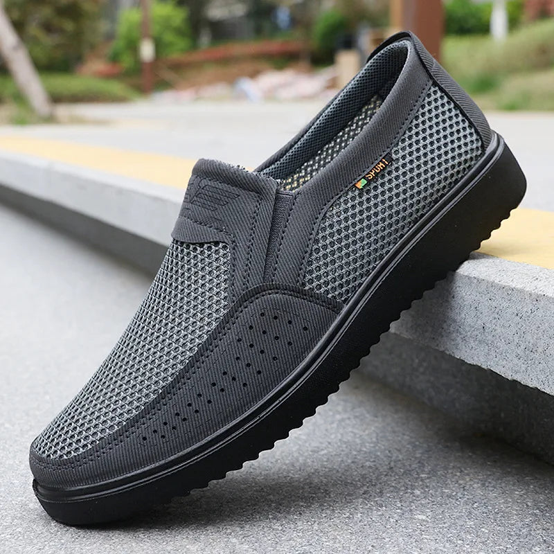 Comfortable Men Casual Shoes Breathable Mesh Summer Men Shoes New Non-slip Lightweight Shoes for Men 2024 - Clikcy