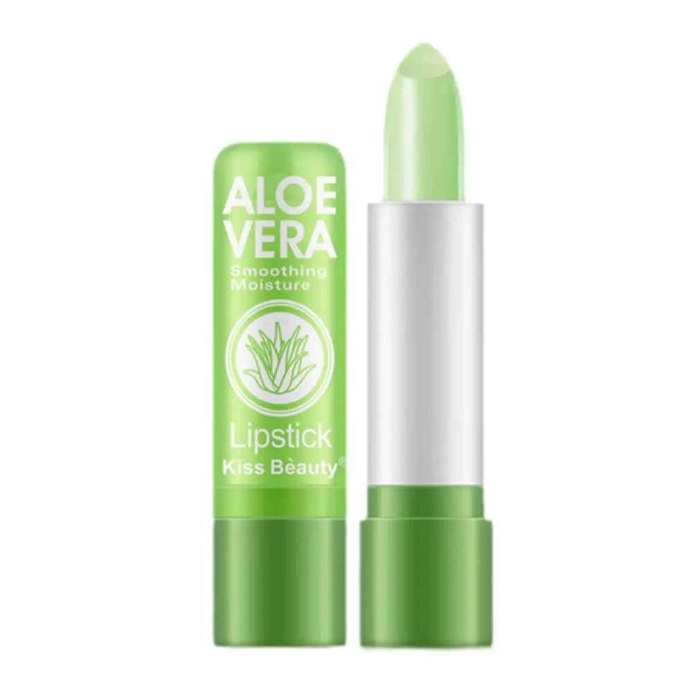 Aloe Vera Lipstick Color Changing Lip Balm Lasting Moisturizing Moisturizing Waterproof Temperature Change Lip Balm - Clikcy