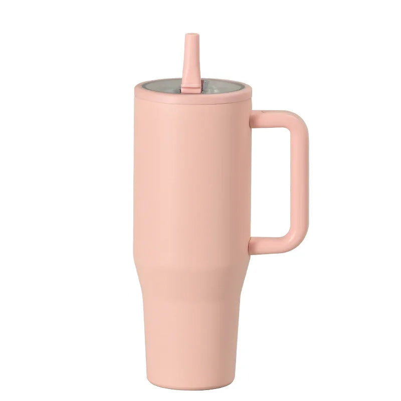 40 Oz Vacuum Flask Cup Thermos water Bottle Thermal Mug Large Capacity Stainless Steel Cold and Hot Tumbler Travel Car coffee - Clikcy