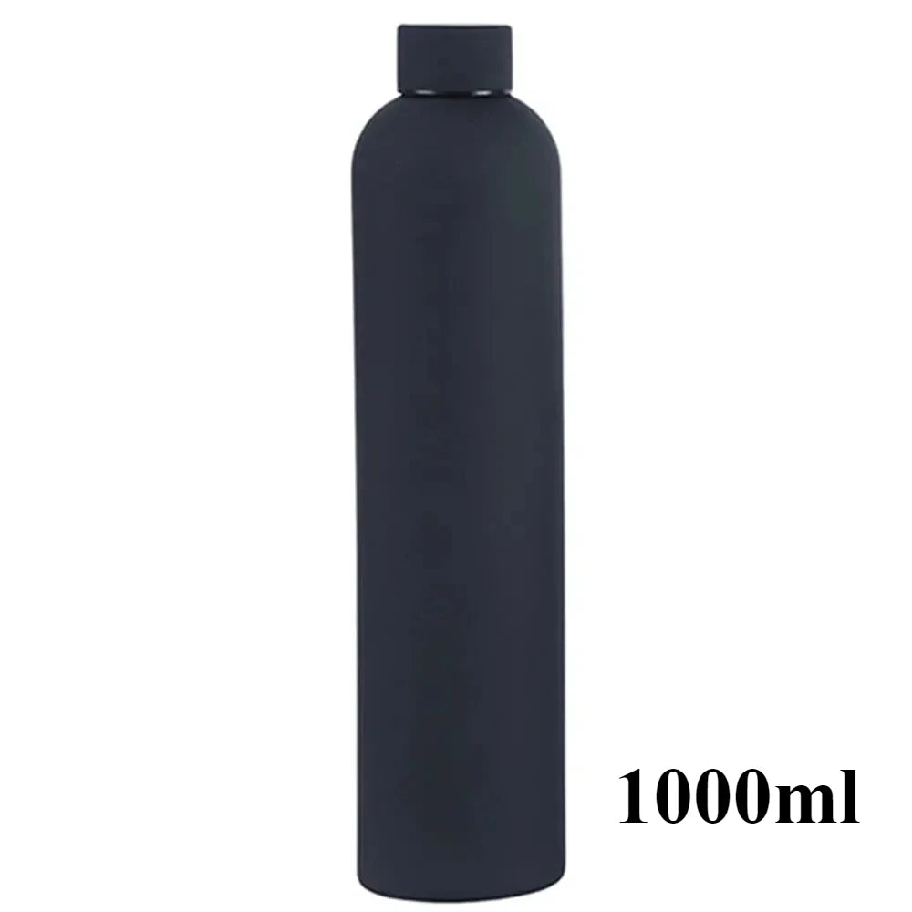 1000ML Double-Wall Stainless Steel Leak-proof Thermal Vacuum Flask Insulated Water Bottle Sports Coffee Straight Body Cup - Clikcy