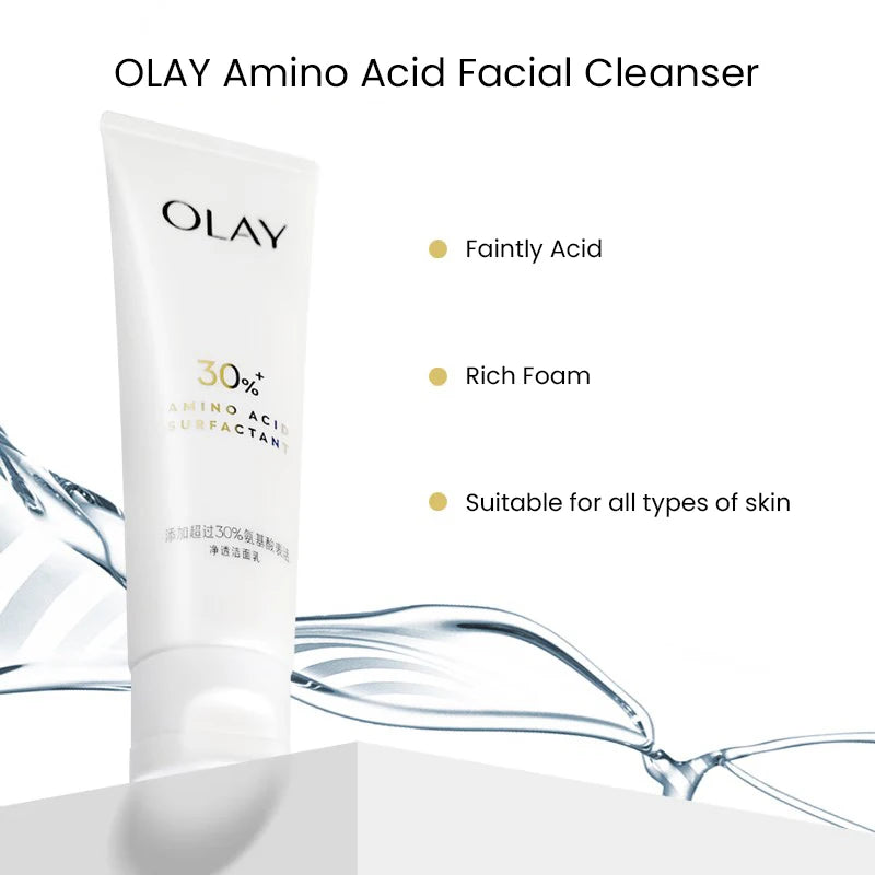 OLAY Face Cleanser with Amino Acid Surfactant 125g - Clikcy