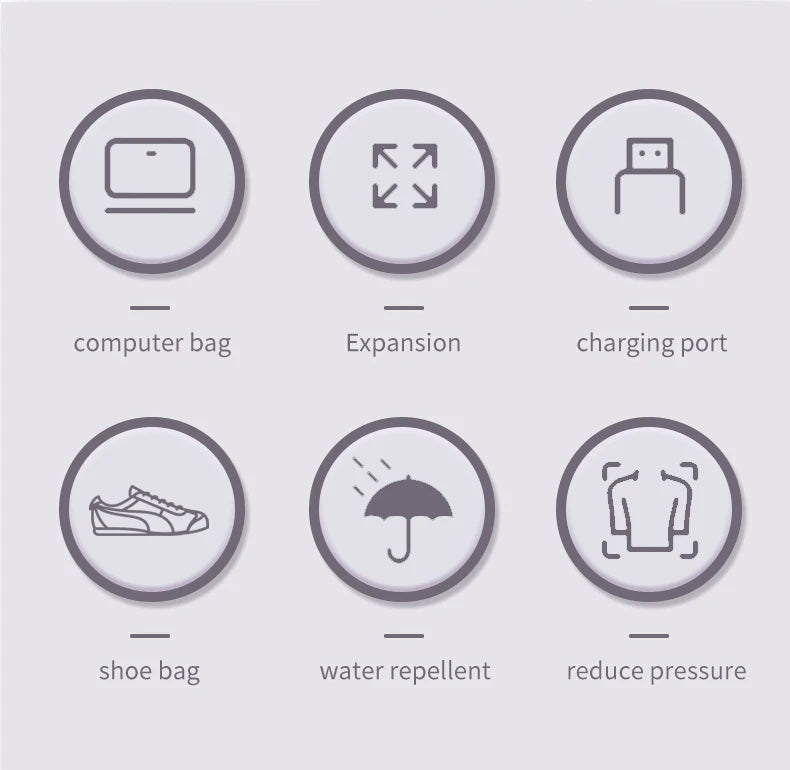 Buylor Easyjet 45x30x20 Travel Backpack Women Airplane Cabin Luggage Carry On 15" Laptop Backpack Large Capacity Flight Backpack - Clikcy