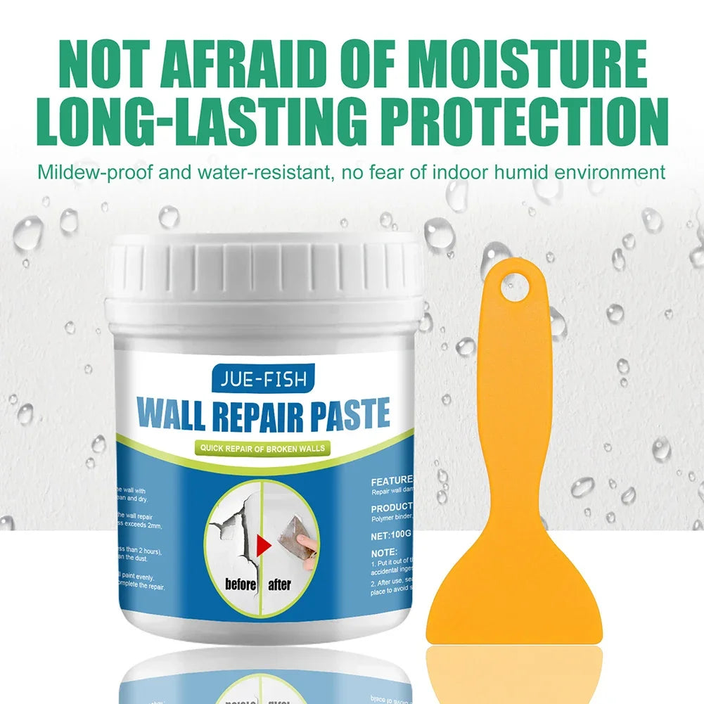 100g Multipurpose Ceramic Repair Agent Strong Adhesion Professional Adhesive Repair Agent with Scraper for Bathroom Wall Floor - Clikcy