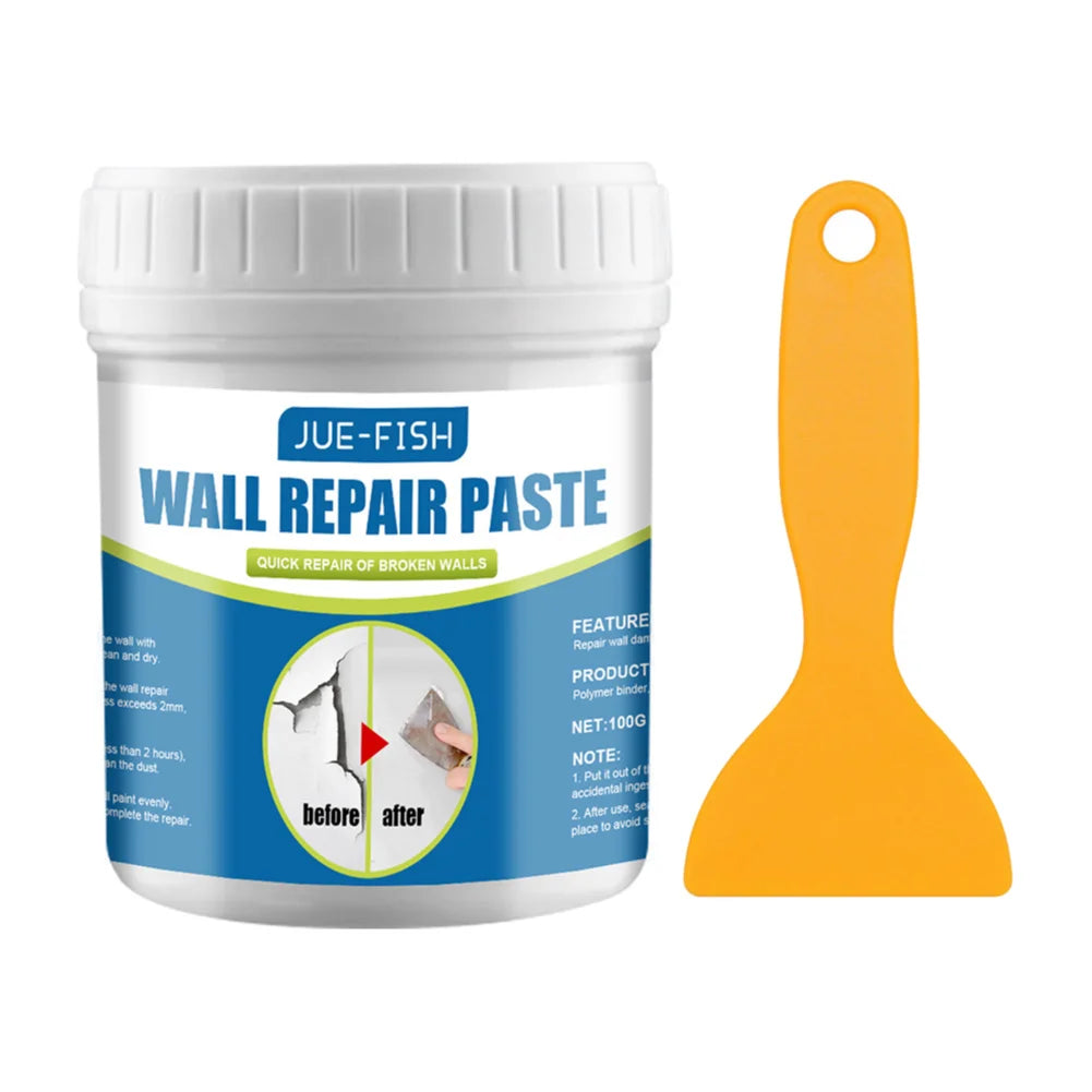 100g Multipurpose Ceramic Repair Agent Strong Adhesion Professional Adhesive Repair Agent with Scraper for Bathroom Wall Floor - Clikcy
