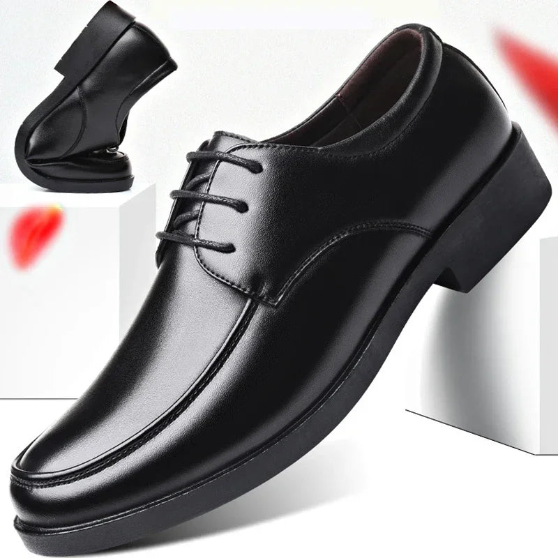 Mens Dress Shoes Men's Formal Original Leather Italian Skin Shoes for Men Elegant Casual Business Luxury Social Male Shoe - Clikcy