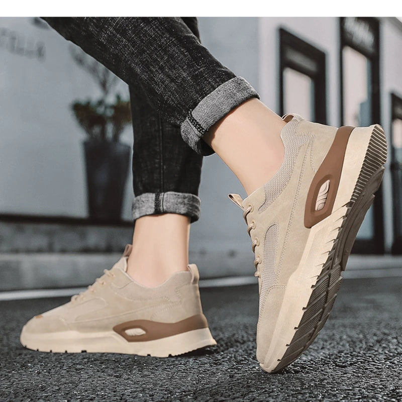 2024summer Fashion Men Sneakers Spring All-match Casual Shoes Outdoor Running Increase Platform Shoes Sapatos Formais Masculinos - Clikcy