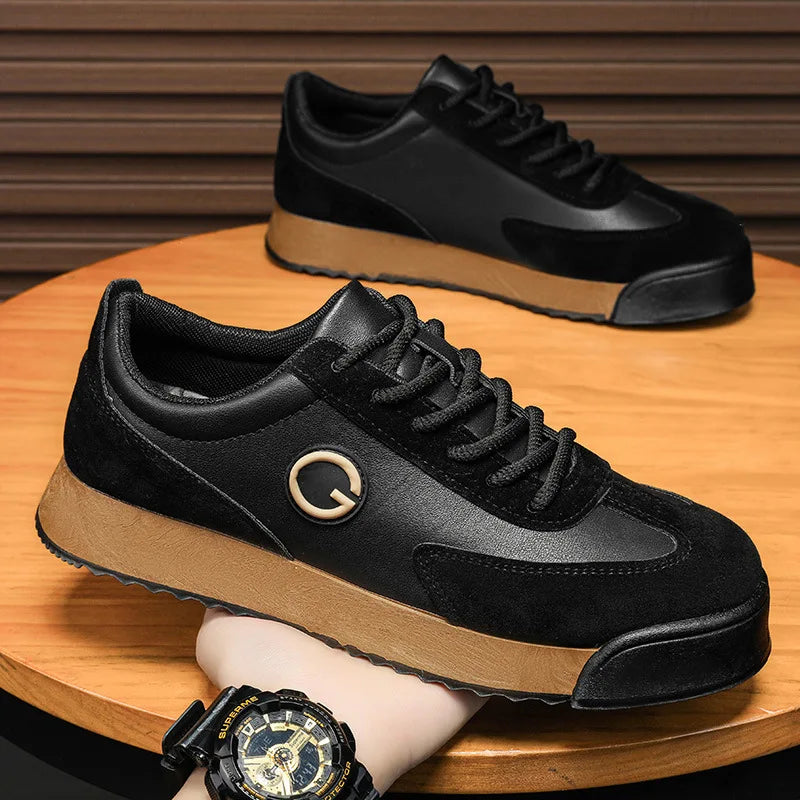 Luxury Men's Casual Shoes 2024 New High Quality Leather Shoes for Men Fashion Comfortable Sports Shoe Outdoor Men's Tennis Shoes