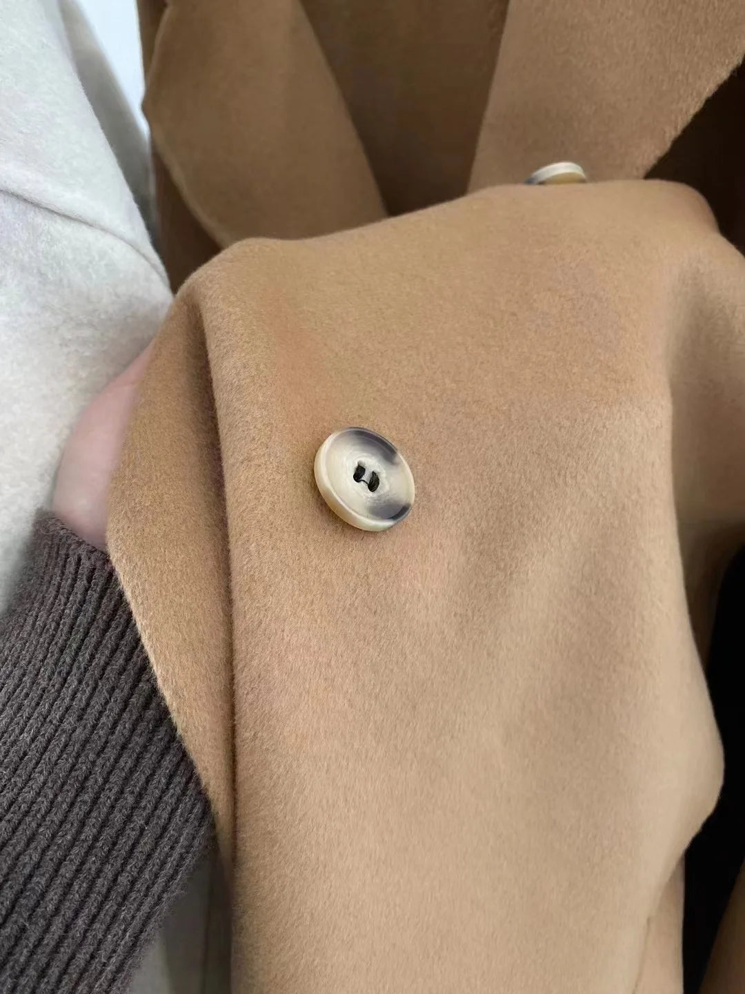 2025 Autumn Women Drouble Breasted Woolen Coat Fashion Loose Style Women Winter Clothes Long Coats Tops New - Clikcy