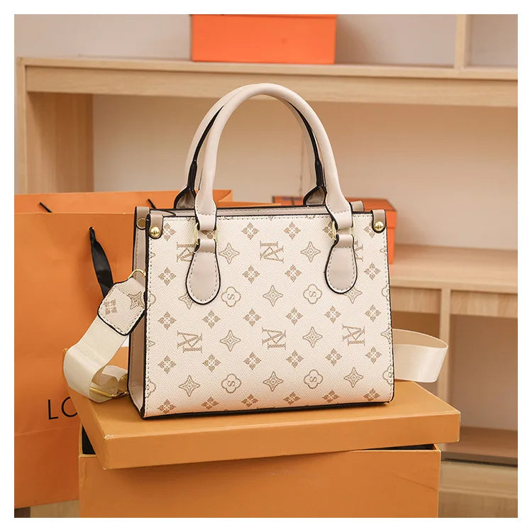 New Women bag Shoulder bag Handbag for women 2025 Crossbody bag pattern PU Portable bucket bag ladies messenger bag - Clikcy