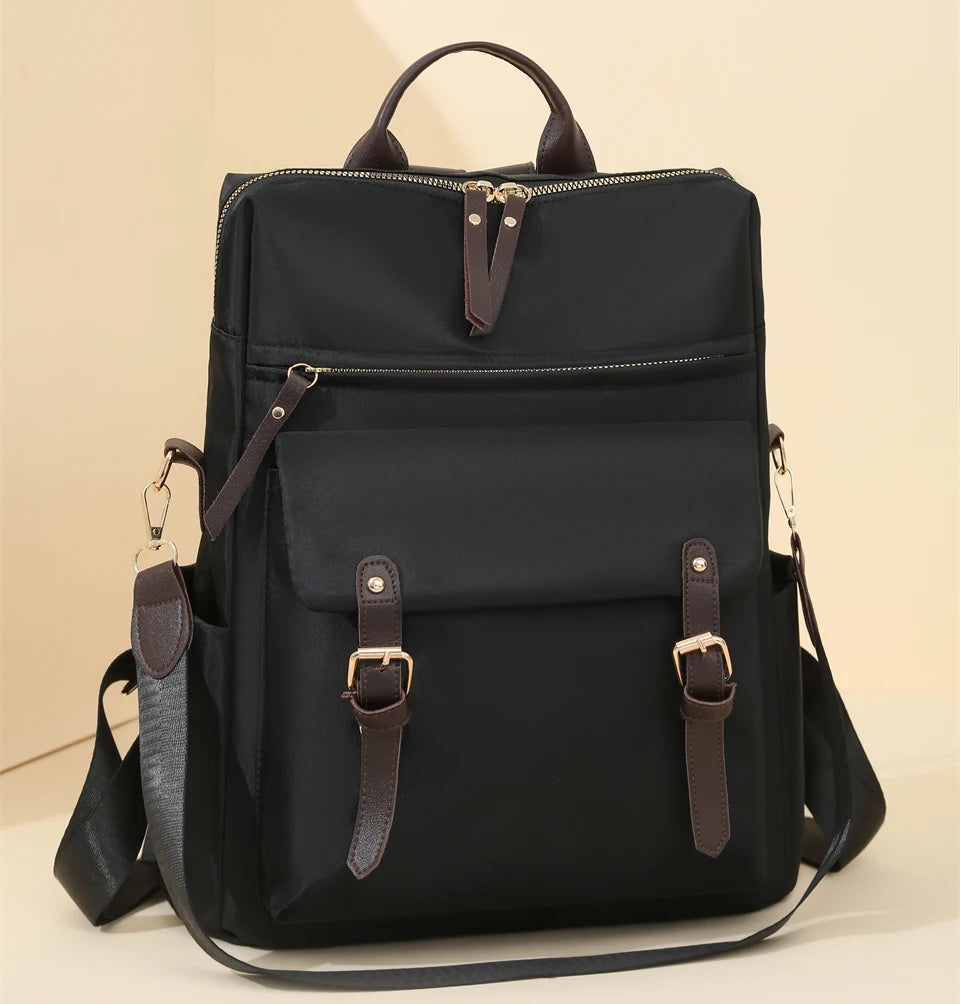 Casual Back Pack Women Lightweight Nylon Backpack Waterproof College Daypack High Capacity School Bag for Girls Travel Bags - Clikcy