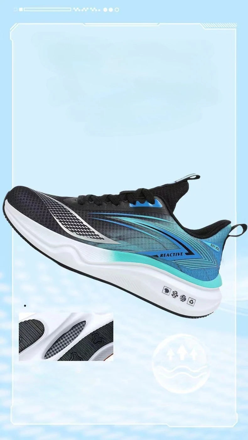 Men's Sports Shoes Men's Soft-soled Running Shoes Mens Trendy, Comfortable and Casual Shoe Mens Mesh Breathable Sports Shoe - Clikcy