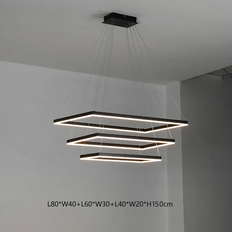 Living room pendant lamp 2024 new simple modern atmosphere hall main lamp Nordic creative designer restaurant lamp - Clikcy