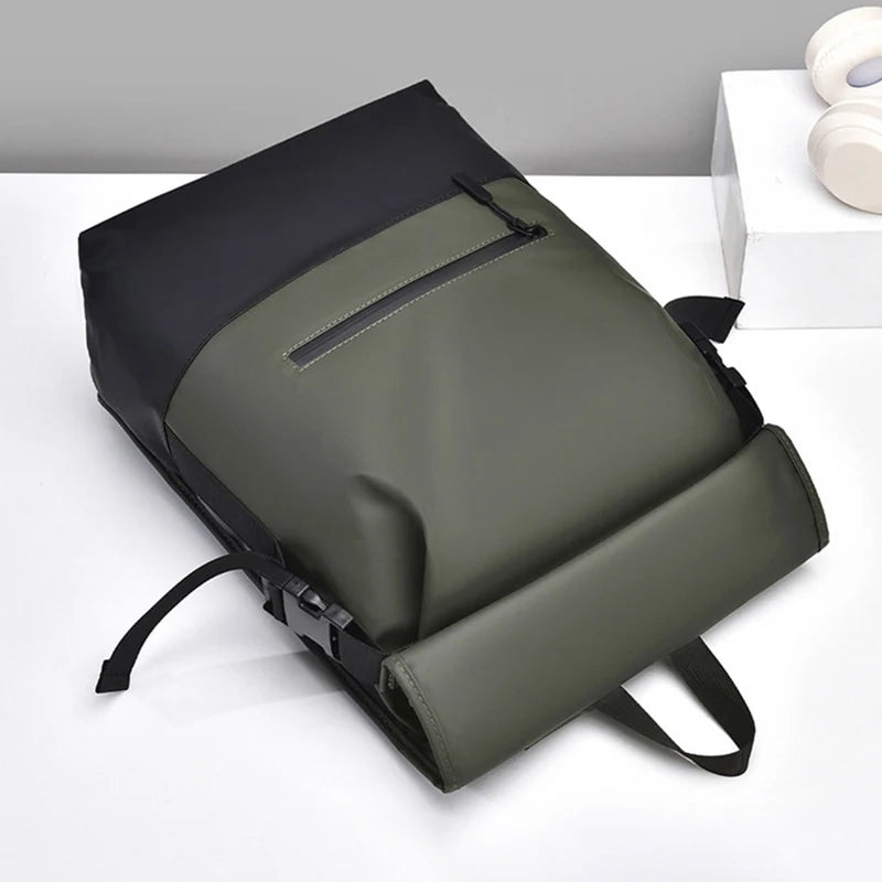 Travel Backpack Outdoor Camping Hikking Climbing Duffel Bag Sport Fitness Rucksack Casual Folding Rolling Mouth Double Knapsack - Clikcy